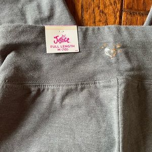 Brand new gray Justice Leggings